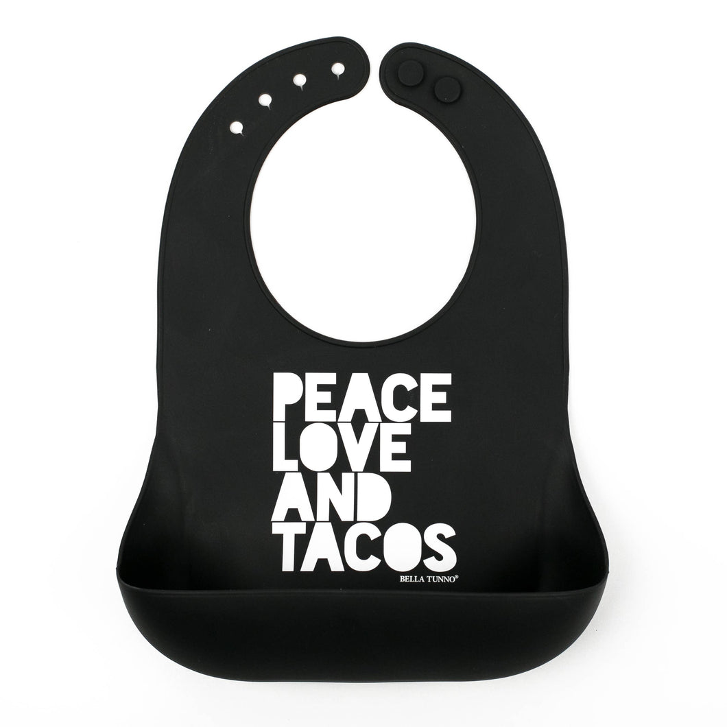 Peace Love Taco Wonder Bib
