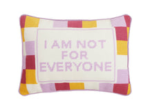 Load image into Gallery viewer, Not For Everyone Embroidered Needlepoint Pillow