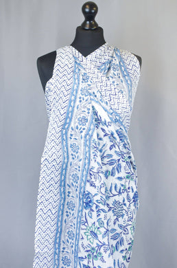 Wild Flowers On White Sarong