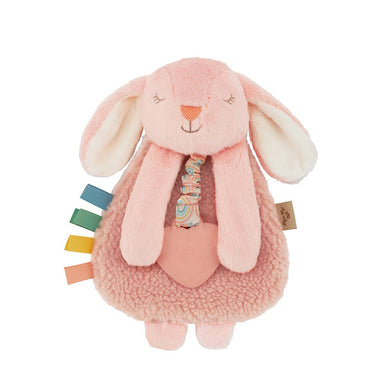Pink Bunny Itzy Lovey™ Plush with Silicone Teether Toy
