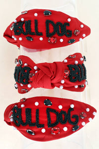 Beaded "Bulldog" Headband