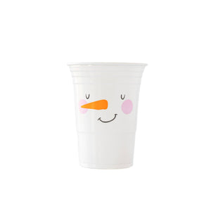 Snowman 18oz Plastic Cups