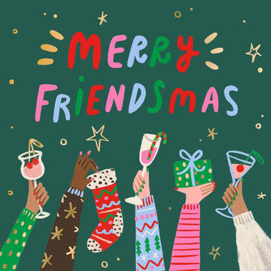 Merry Friendsmas Paper Cocktail Napkins