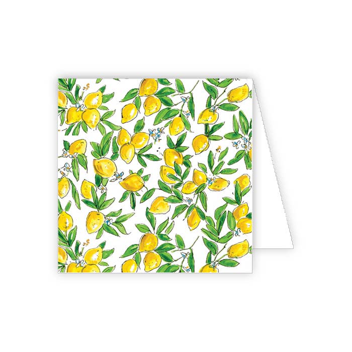 Lemon Cluster Pattern Enclosure Card