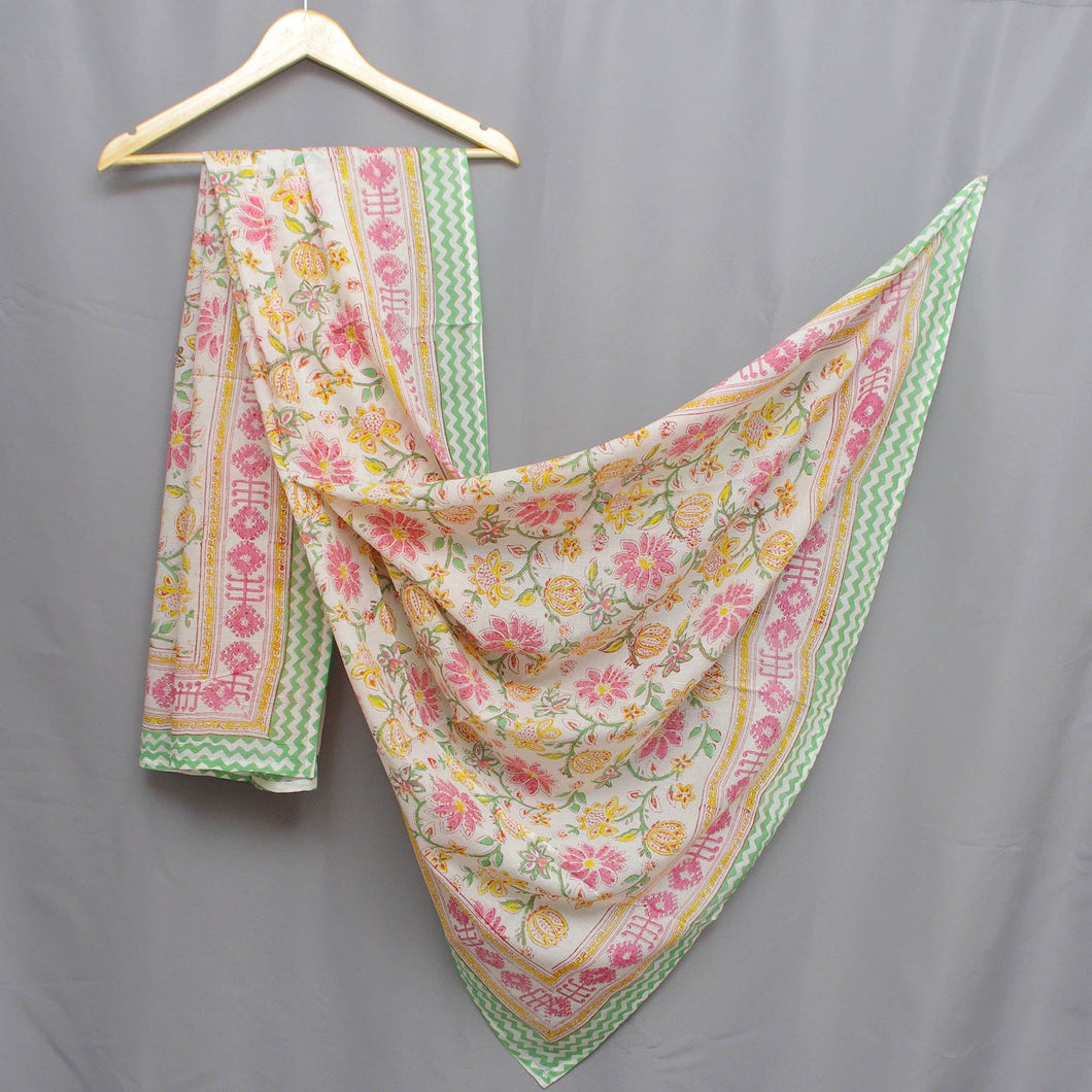 Pink Mauve Flowers Sarong