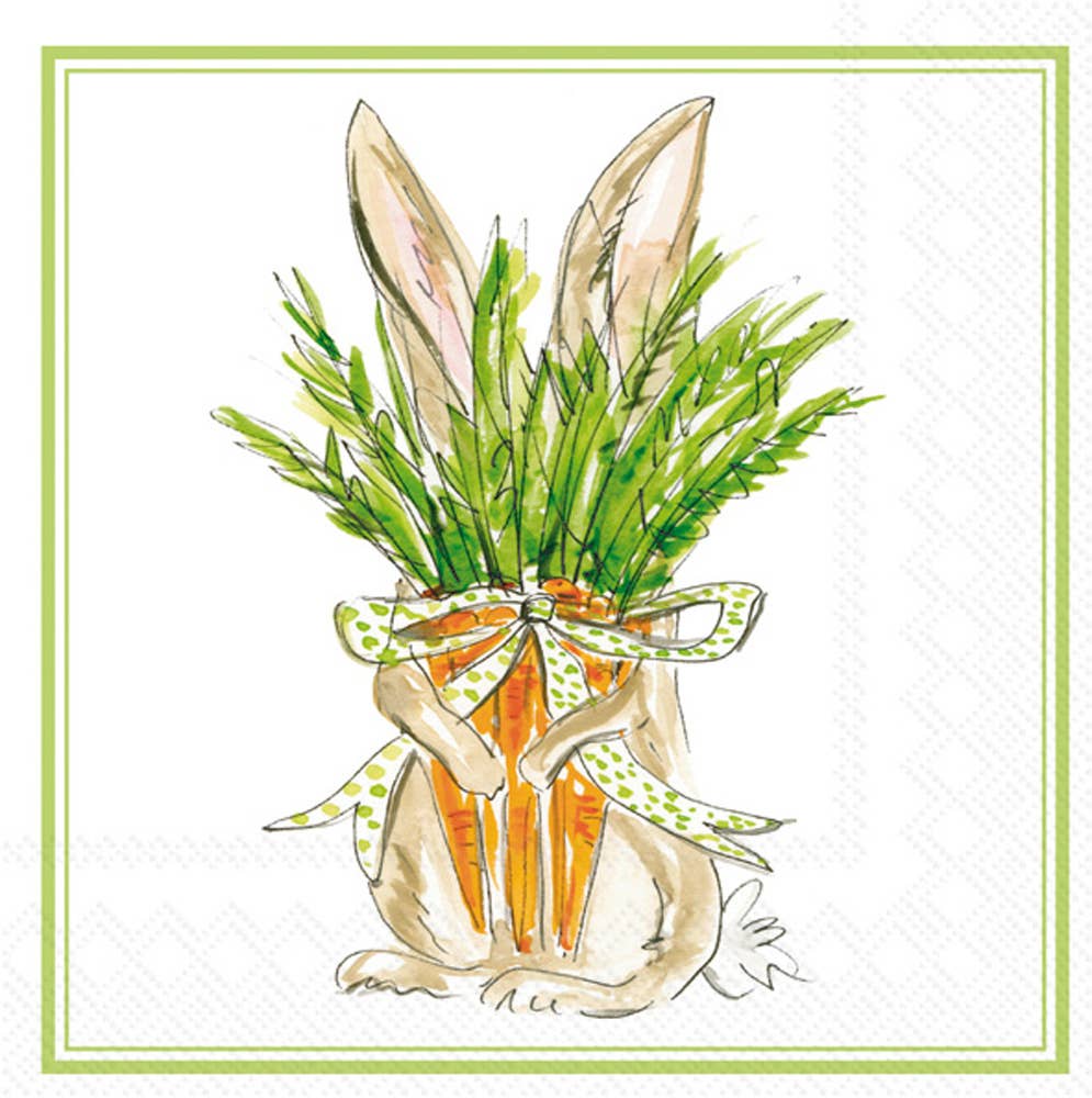 Carrot Bunny Lunch Napkins