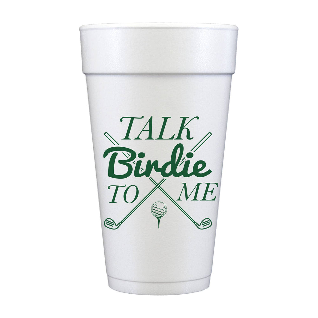 Talk Birdie To Me Foam Cups