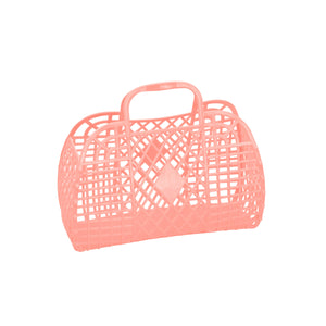 Peach Small Retro Basket Jelly Bag