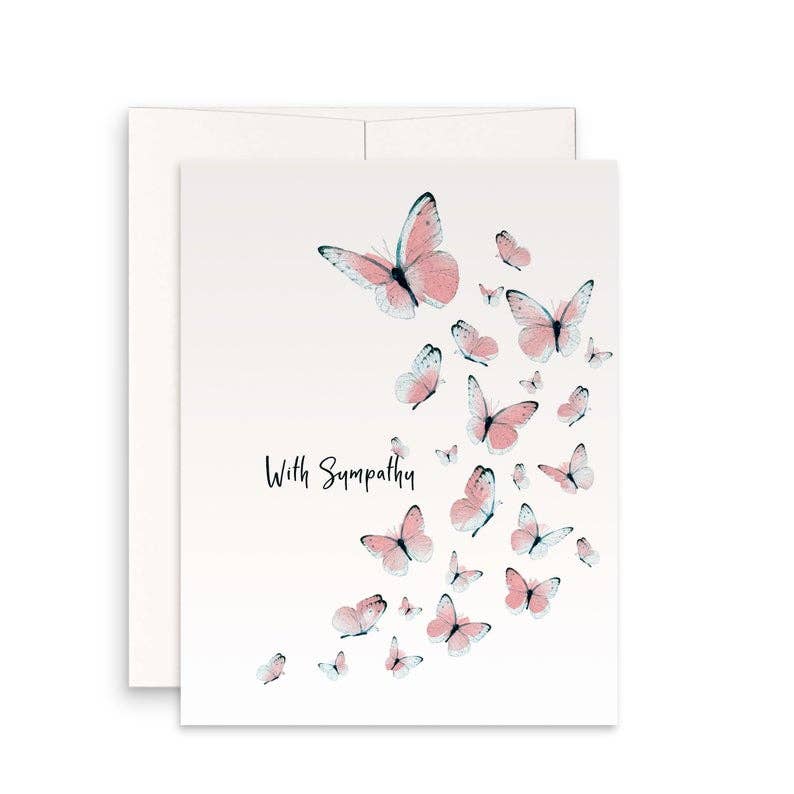 Butterflies Sympathy  Card