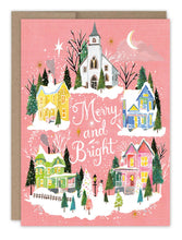 Load image into Gallery viewer, Merry And Bright Holiday Card