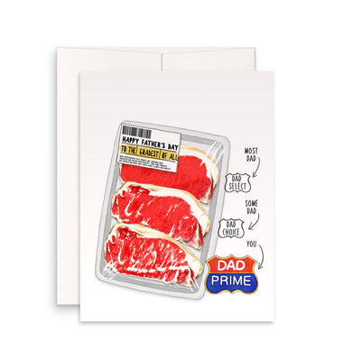 Prime Steak Meat Father’s Day Card