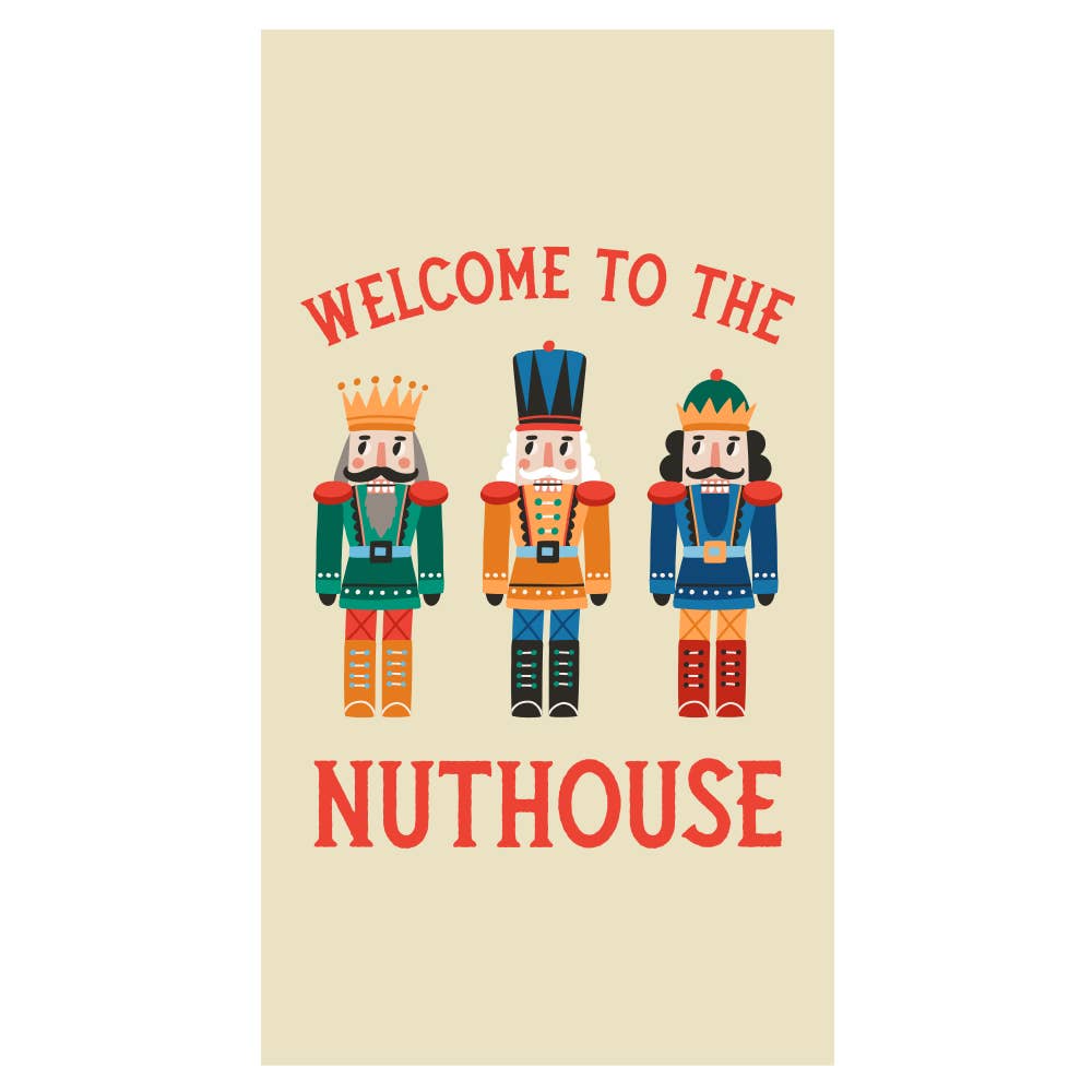 Welcome to the Nuthouse Paper Guest Napkins