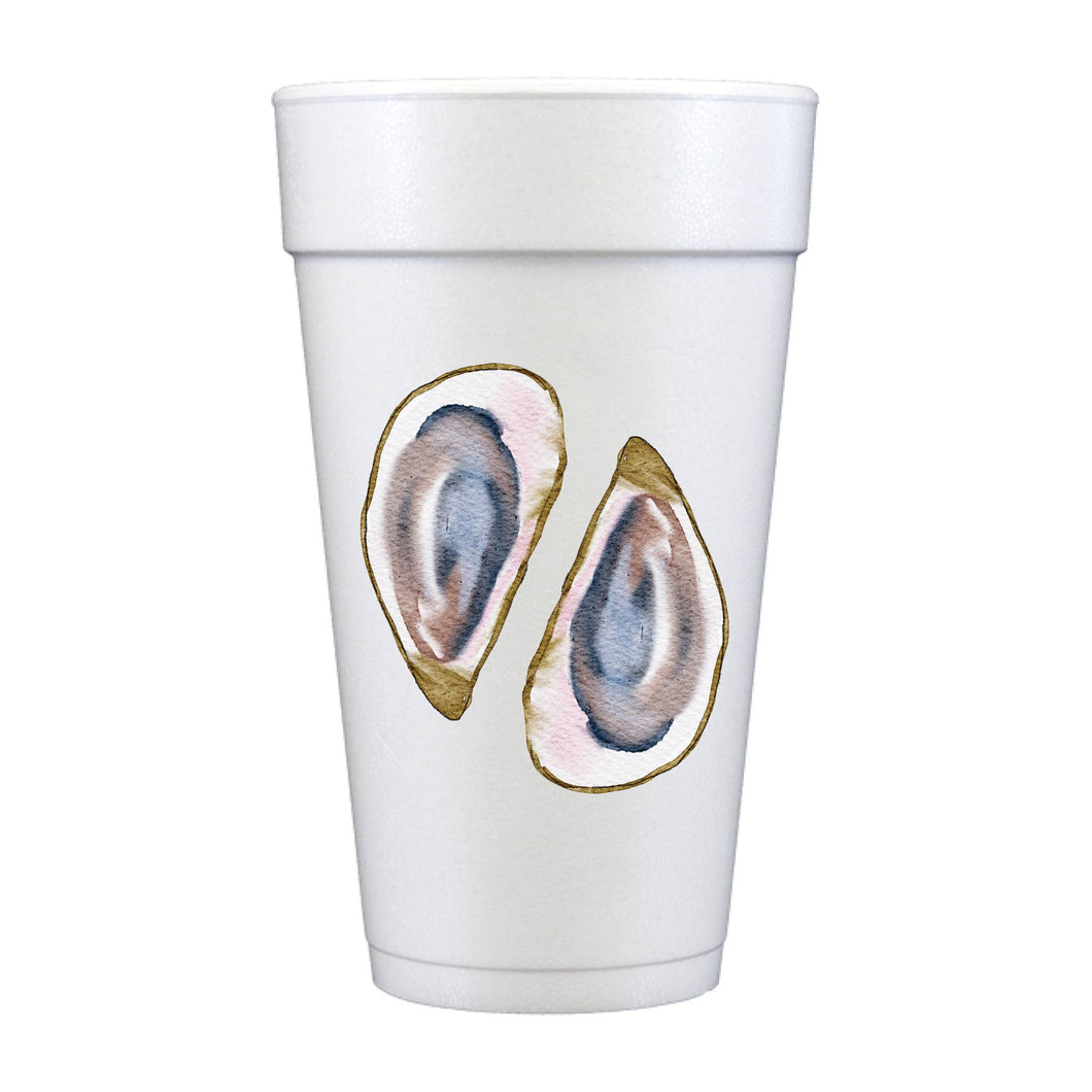 Oysters Foam Cups