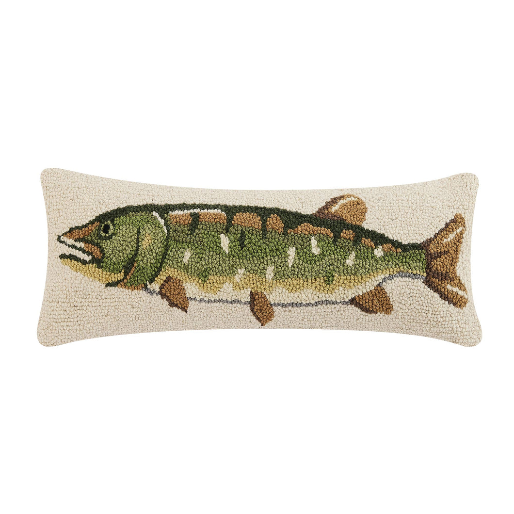 Northern Pike Fish Art Hook Pillow