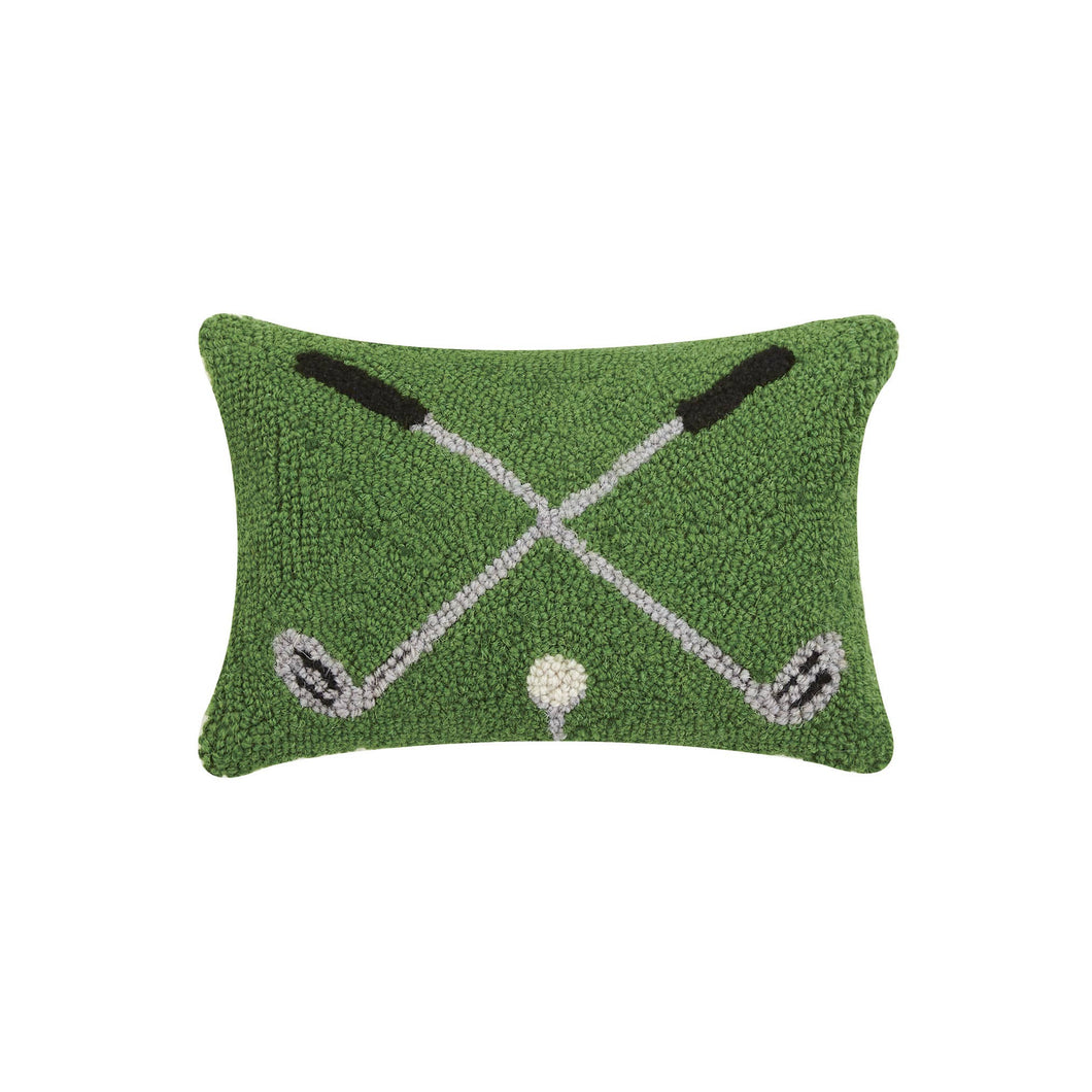 Cross Golf Clubs Hook Pillow
