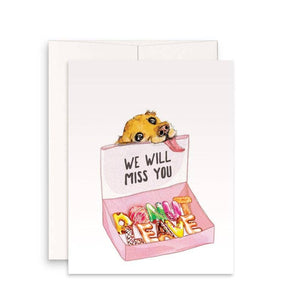Donut Leave Card