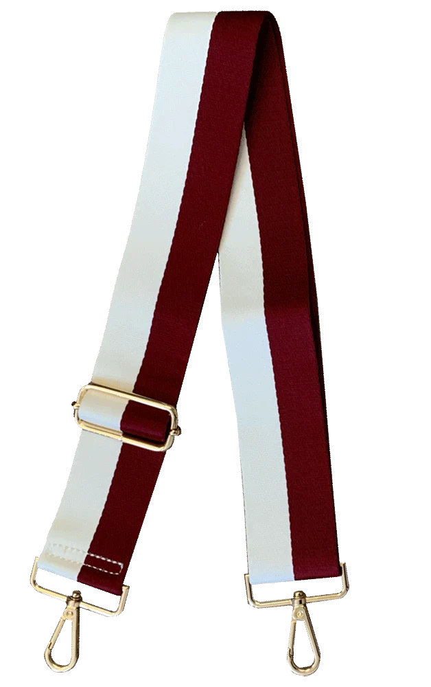 Two Color Striped Guitar Strap