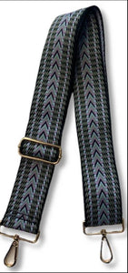 Woven Arrow Embroidered Guitar Strap