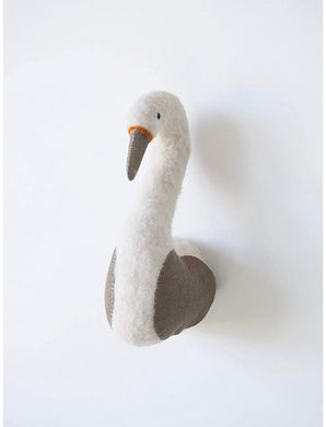 Wool & Felt Swan Mount