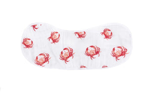 Pink Crab Burp and Bib