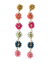 Load image into Gallery viewer, Amanda Flower Dangle Earrings