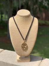 Load image into Gallery viewer, Teardrop Pendant Bead Necklace