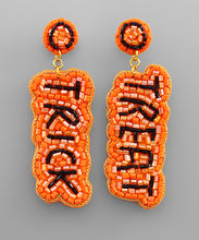 Load image into Gallery viewer, Trick or Treat Beaded Earrings