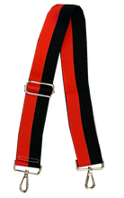 Load image into Gallery viewer, Two Color Striped Guitar Strap