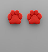 Load image into Gallery viewer, Clay Paw Studs