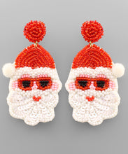 Load image into Gallery viewer, Santa Earrings