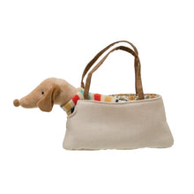 Load image into Gallery viewer, Cotton Removable Dachshund in Dog Carrier