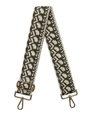 Abstract Print Guitar Strap